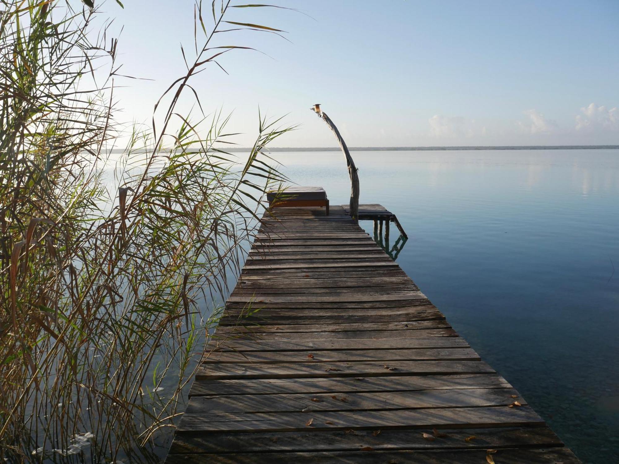 Villa Santuario Lake Front Oasis Бакалар Екстериор снимка